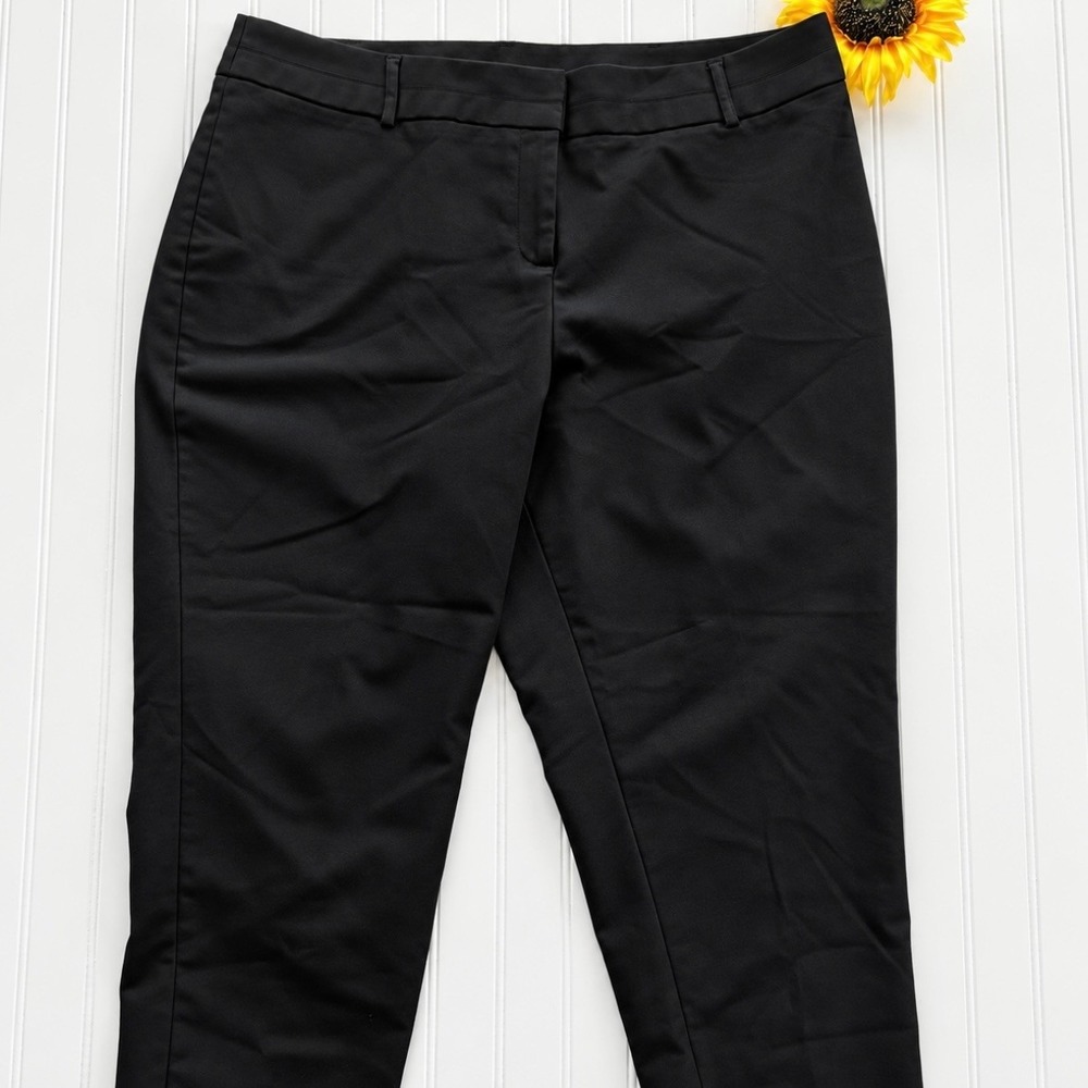 Lane Bryant Pants (18) Black EXCELLENT Stretch Cotton Blend Straight Leg Dress